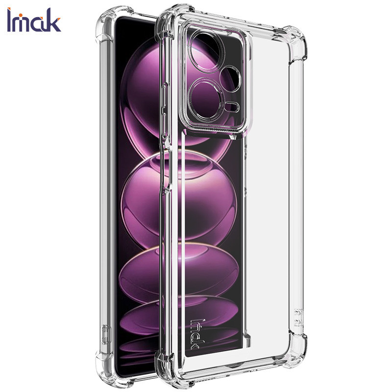 for Redmi Note 12S Case IMAK UX-4 Series Straight Frame Soft Cover for Xiaomi Redmi Note 12 Pro 5G