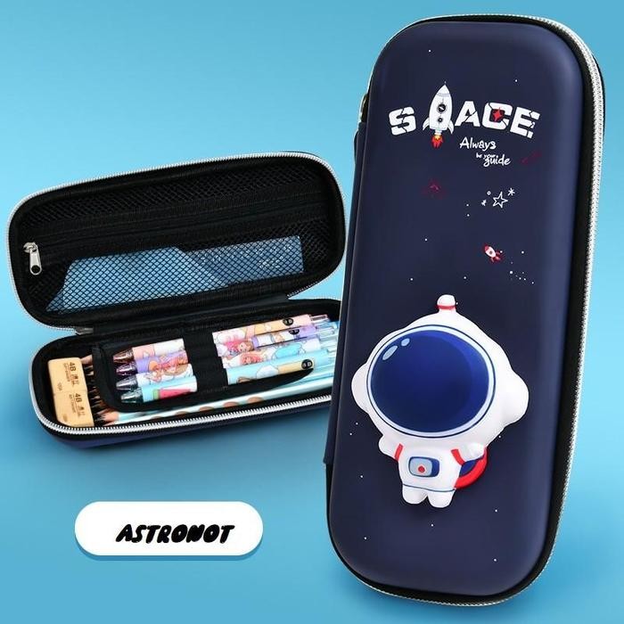 

[Promo] KOTAK PENSIL 3D MODEL KOREA MOTIF CUTE CARTOON BAHAN EVA WATERPROOF Stationery - ASTRONOT, SQUISHY