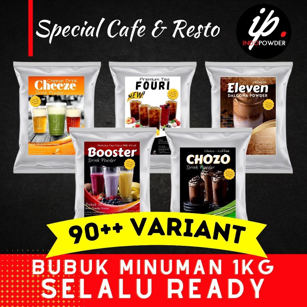 

NEW IP Bogor - Bubuk Minuman Rasa 1Kg Untuk Cafe, Waralaba dan Resto ada 99++ Variant PREMIUM