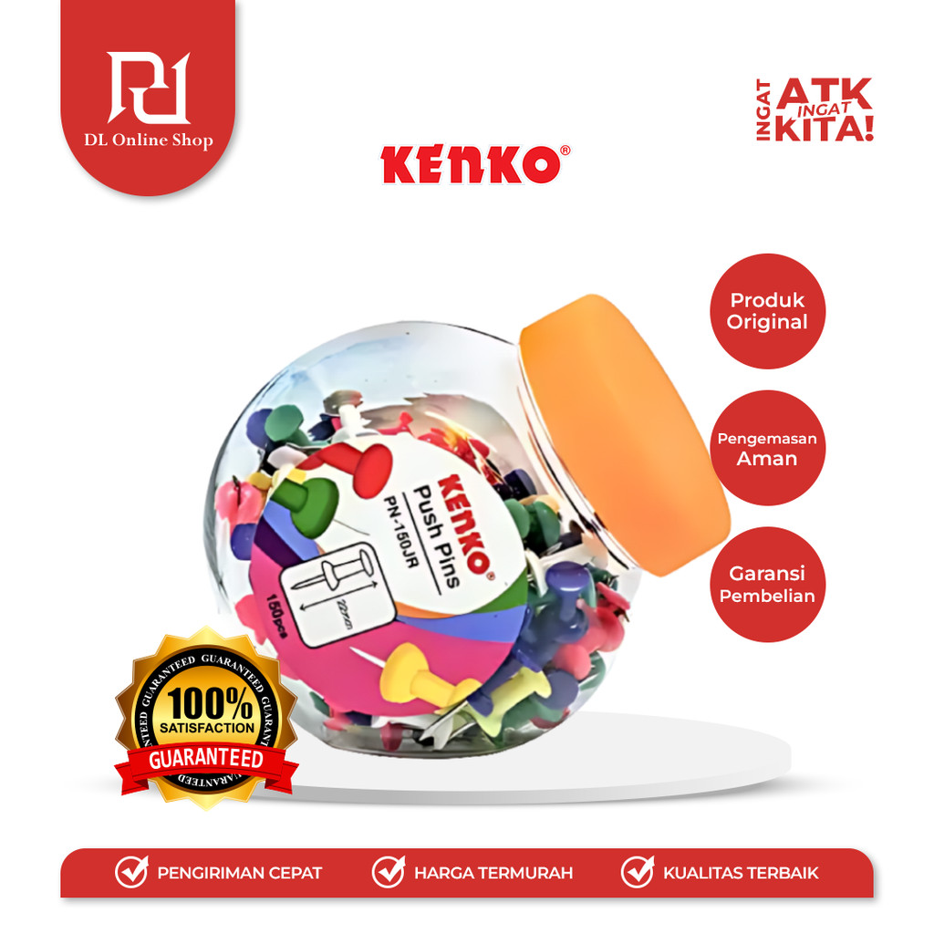 

KENKO PUSH PIN PN-150JR (1TOPLES/ 150PCS)