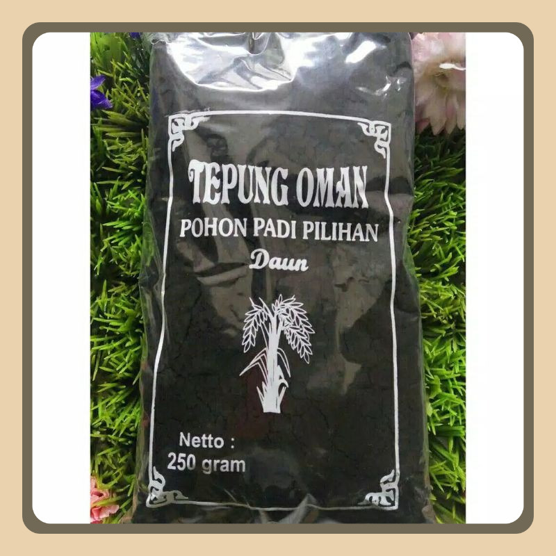 

Tepung oman/Abu merang sekam pewarna alami 250 gram