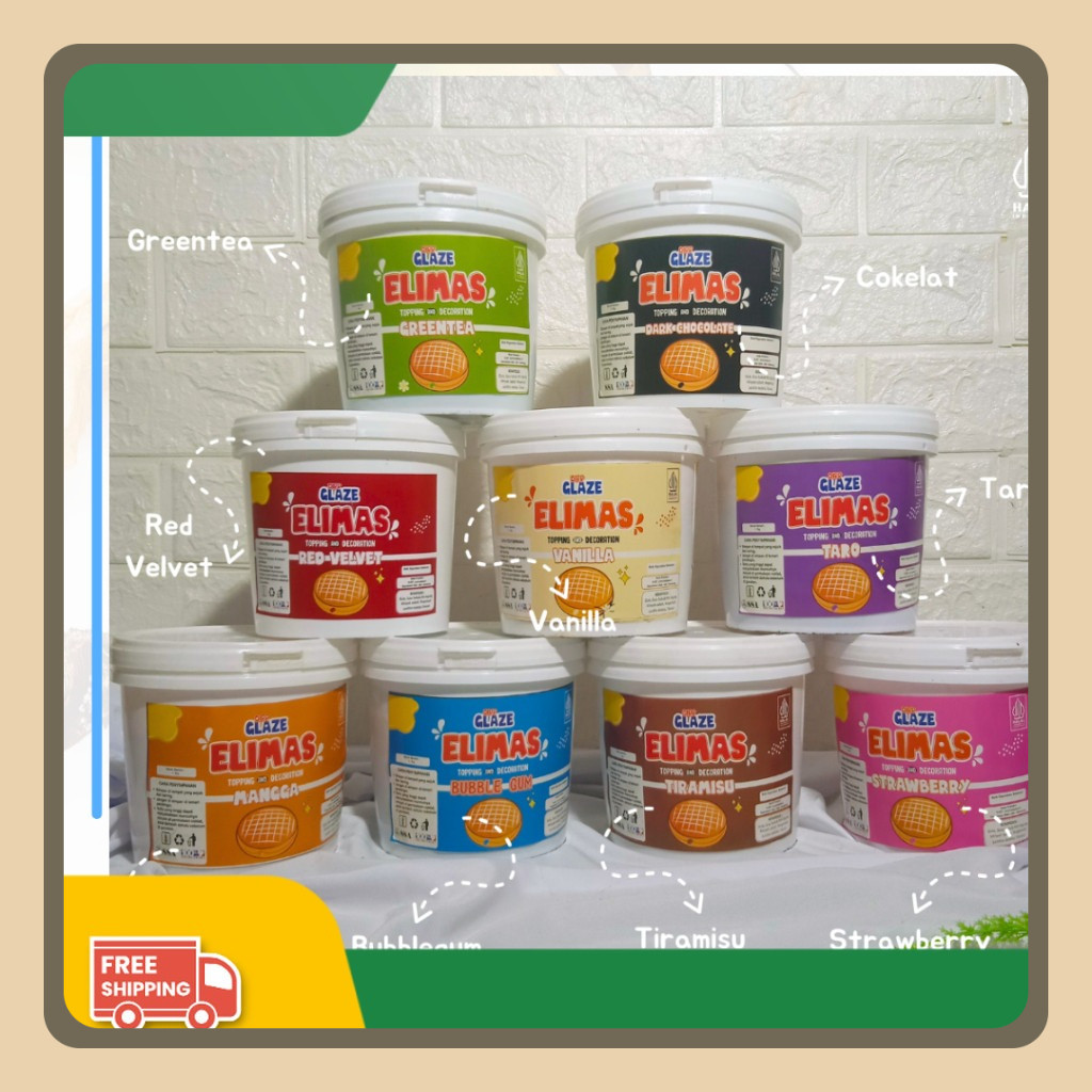 

Glaze Elimas Kemasan 1 Kg