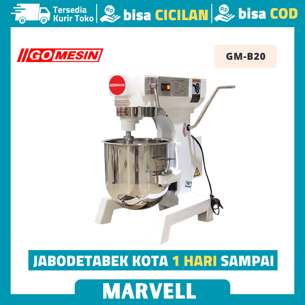 PLANETARY MIXER 20 LITER GETRA APN20C MIXER ROTI 20 LITER GARANSI RESMI