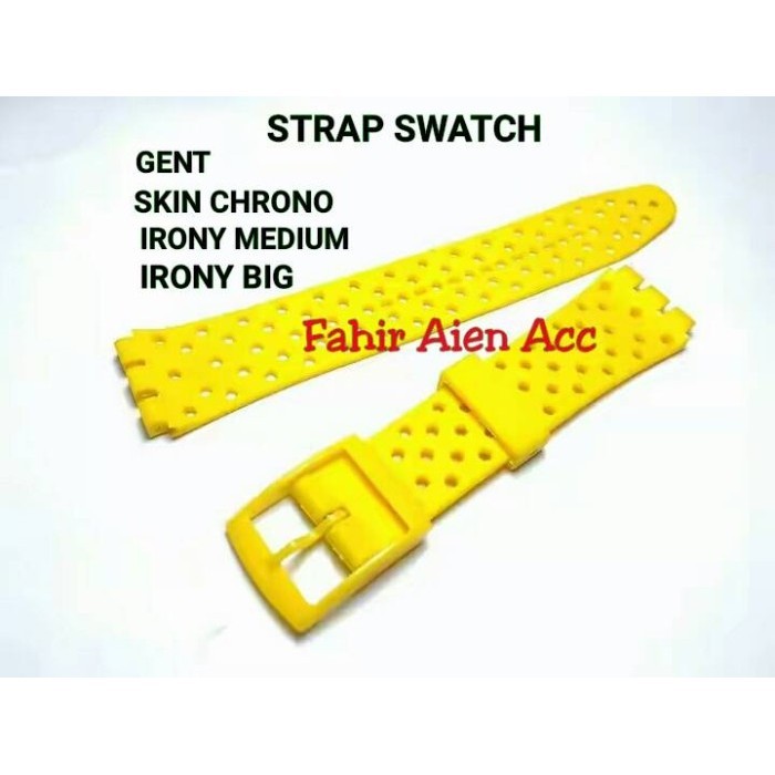 Strap Tali Jam Tangan SWATCH IRONY BIG Ukuran 17mm/Tali Jam SWATCH