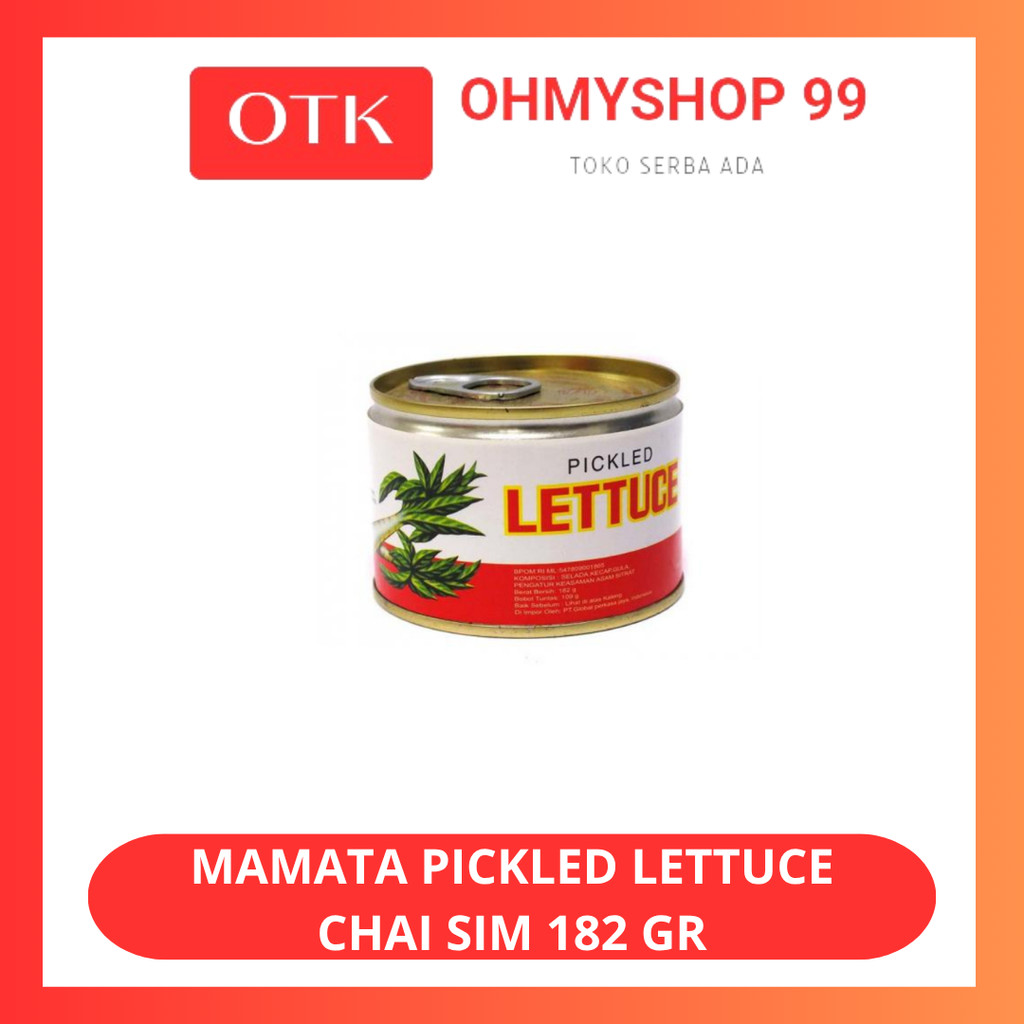 

Mamata Pickled Lettuce Chai Sim Kaleng 565gr
