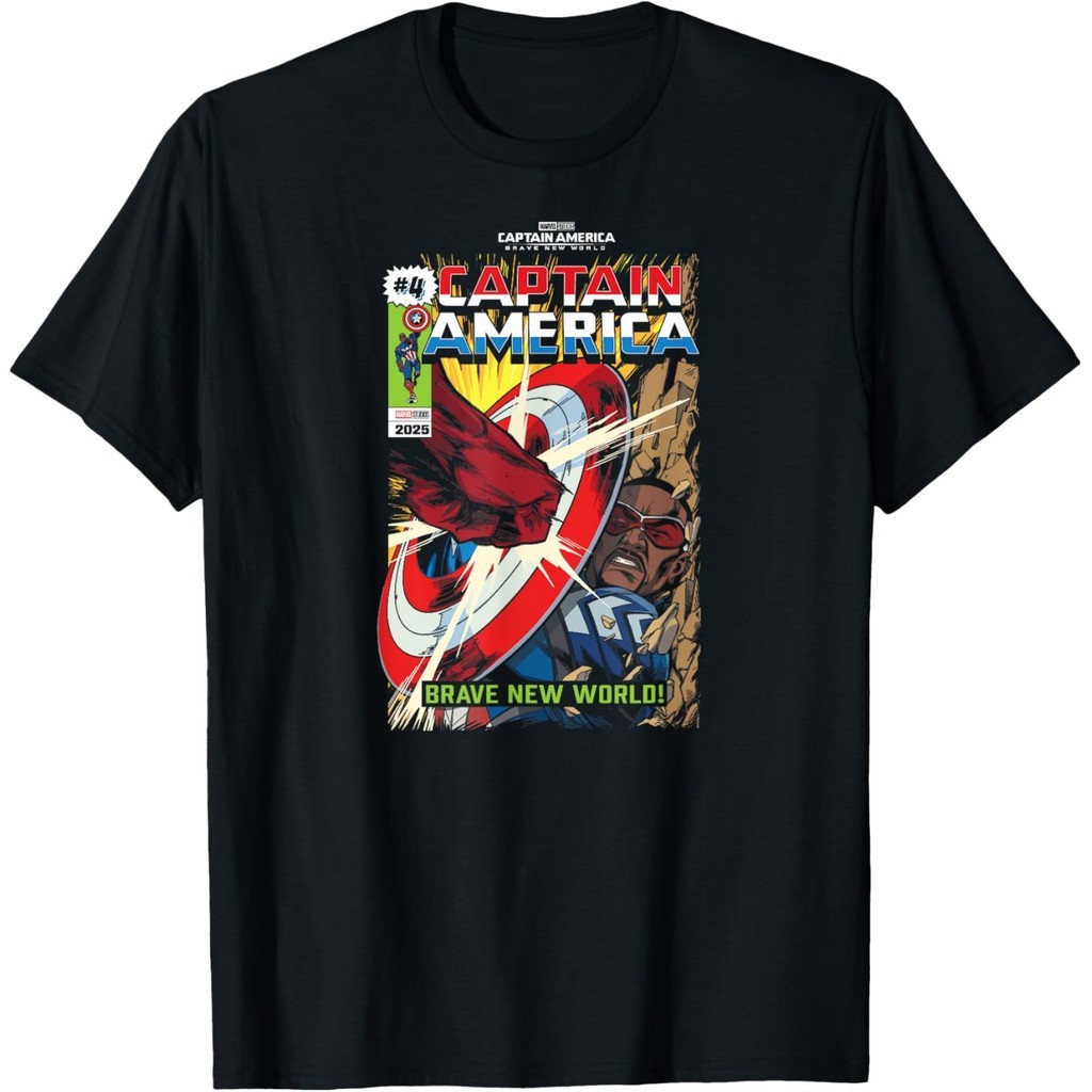 Baju Kaos  Captain America Brave New World - Comic T-Shirt