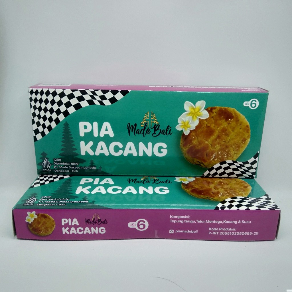 

Pia KACANG made Bali Oleh-oleh khas bali isi 6 pcs