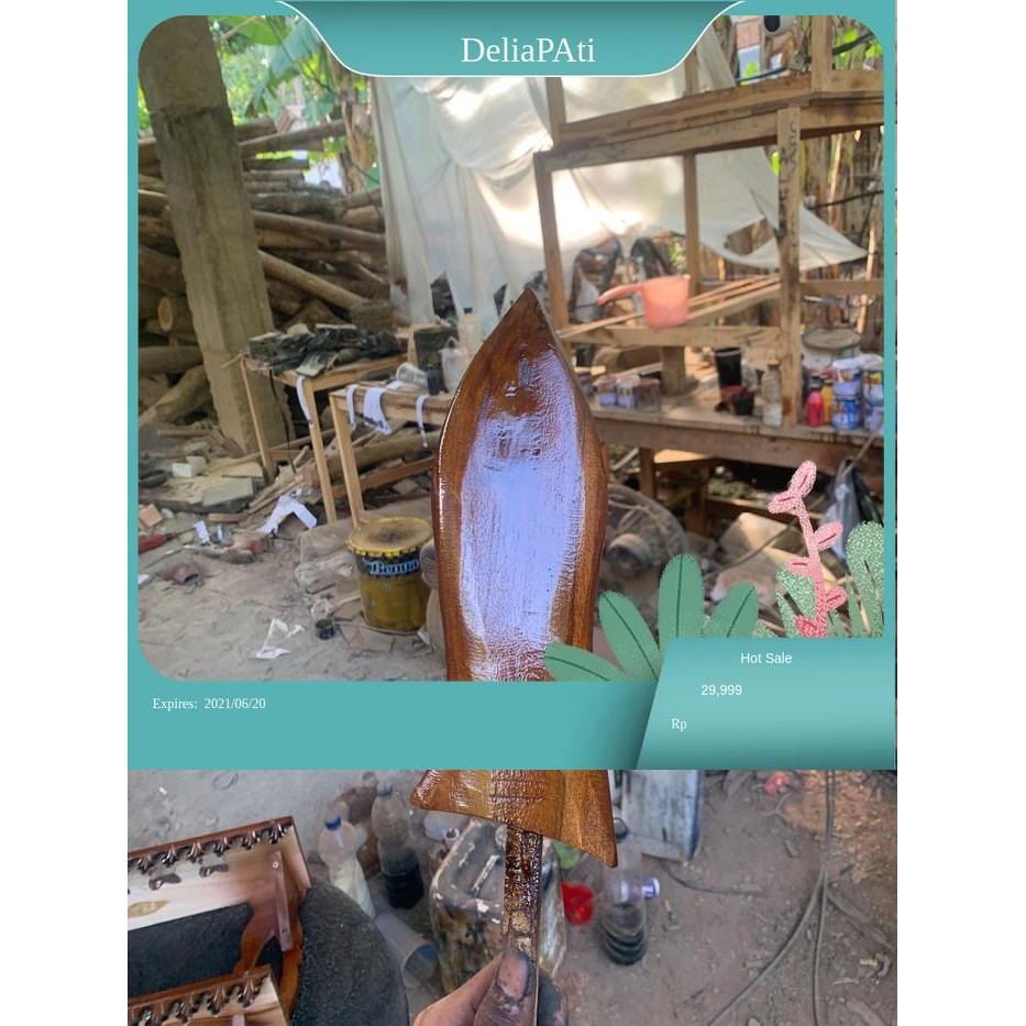 warangka betok termurah dari mahoni finishingan gratis stel termurah bk Keris sengkelat majapahit ma