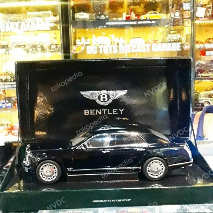 Diecast Bentley Mulsanne 2010 Black  Minichamps Dealer Edition