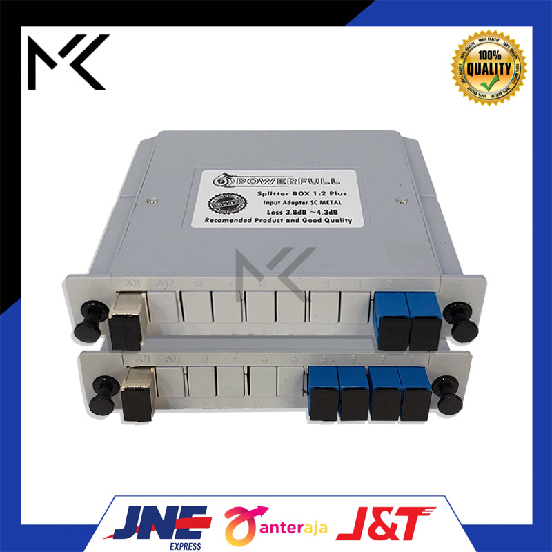 POWERFULL Splitter 1:2/1:4/1:8/1:16 Sc Upc Box