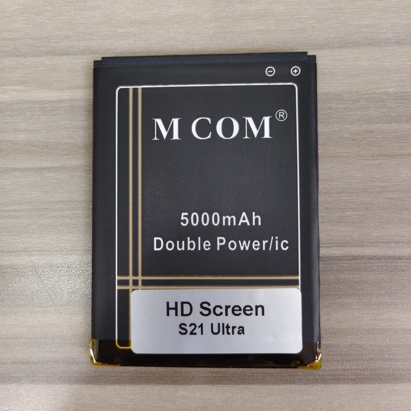 [WMK] Battery Batere Batre Baterai Double Power Mcom HP Android HD Screen S21 Ultra