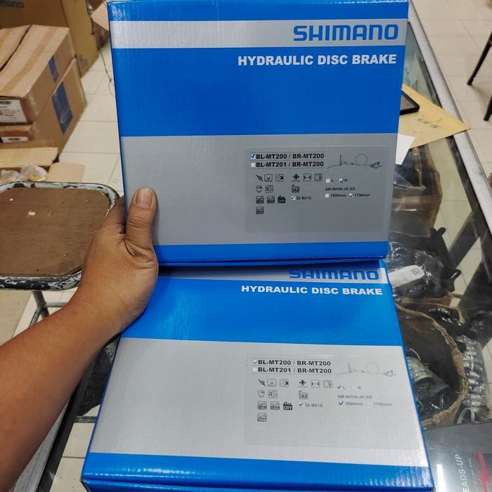 breakset hydrolic Shimano mt 200 dus - include adaptor
