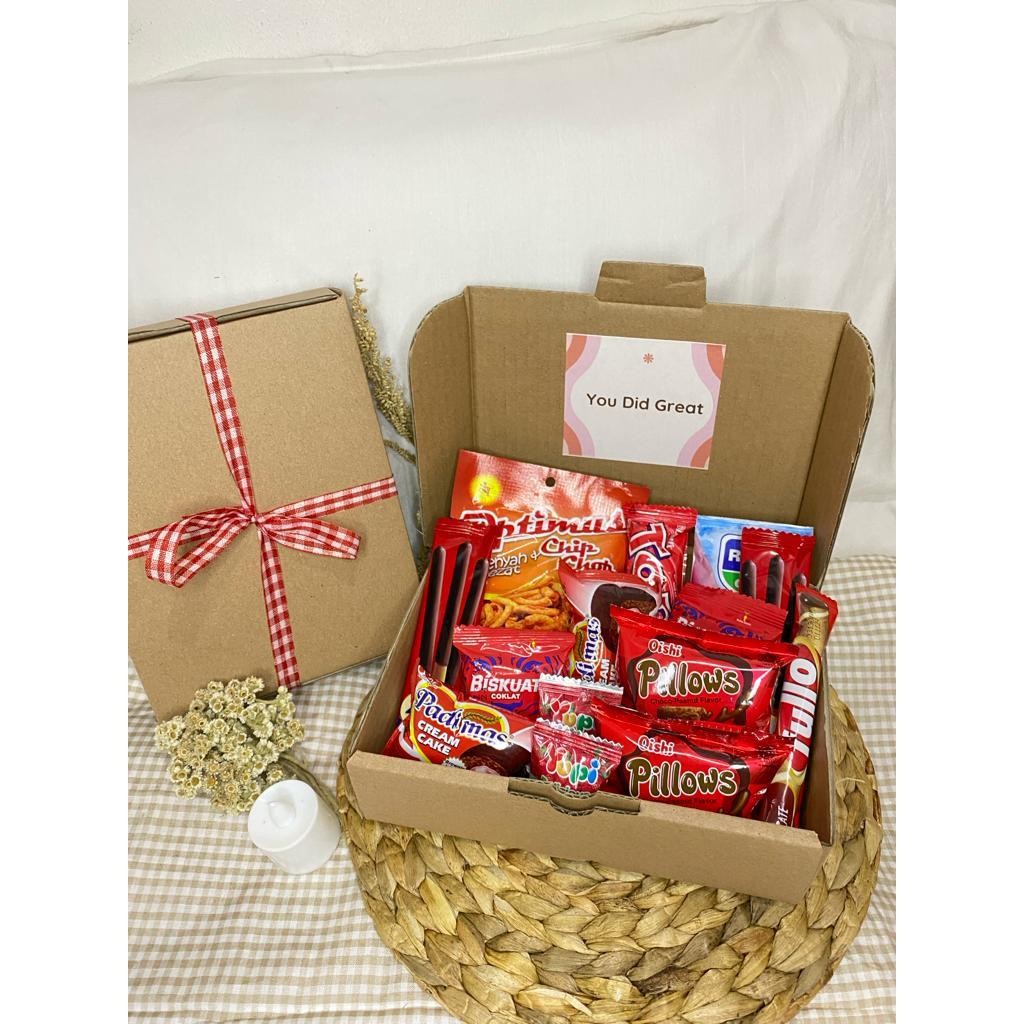 

Box gift box snack mini gift mini snack hampers TERMURAH