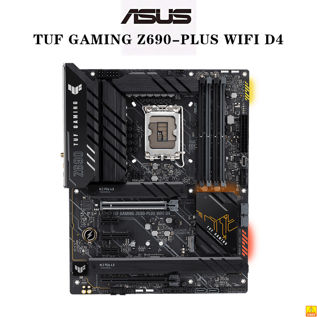 ASUS TUF GAMING Z690-PLUS WIFI D4 Motherboard Support Intel LGA1700 12th 13th 14th CPU DDR4 memory C