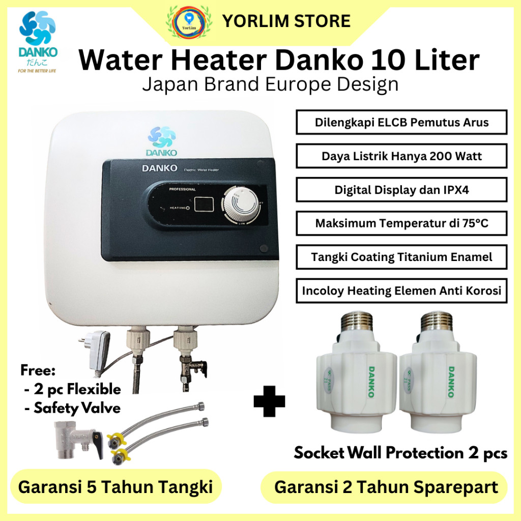 Water Heater Listrik Danko 10 Liter