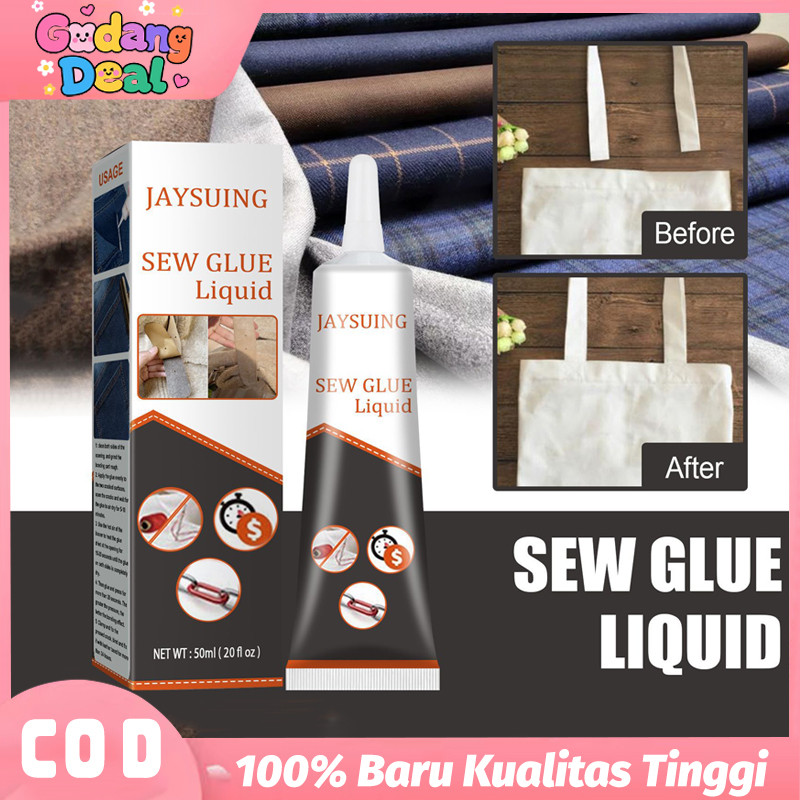 Lem Kain Kuat Tahan Air Lem Kain Tanpa Jahit Lem Kain Untuk Baju Robek Perekat Kain Lem Fabric Glue