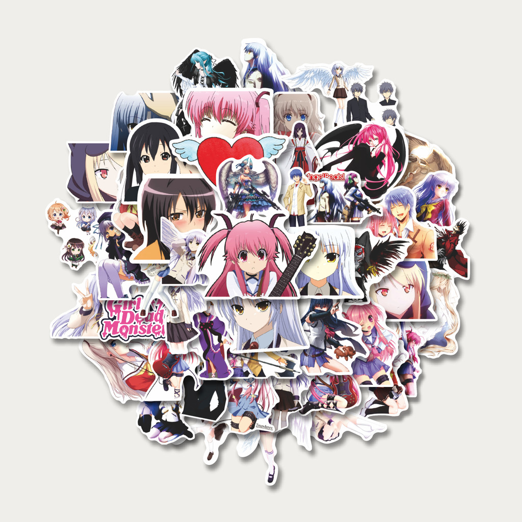 

Sticker Pack Sticker Anime Angel Beats! (Enjeru Bītsu!) | Sticker TUMBLR | Stiker LAPTOP KOPER HELM