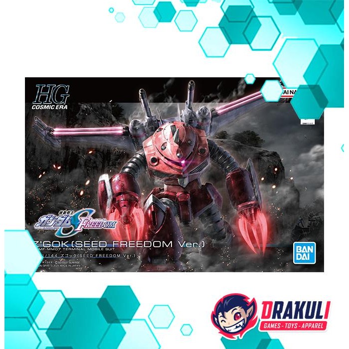 Drakuli Hobbies BANDAI Plamo HG / HGCE Z'Gok Seed Freedom Ver.
