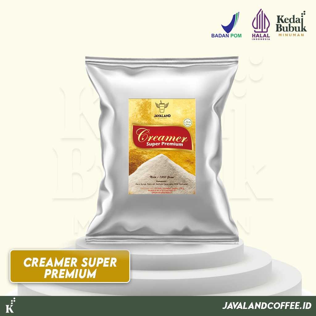 

Javaland Bubuk Creamer / Krimer 1Kg - Super Premium | Non Dairy | Creamy Café