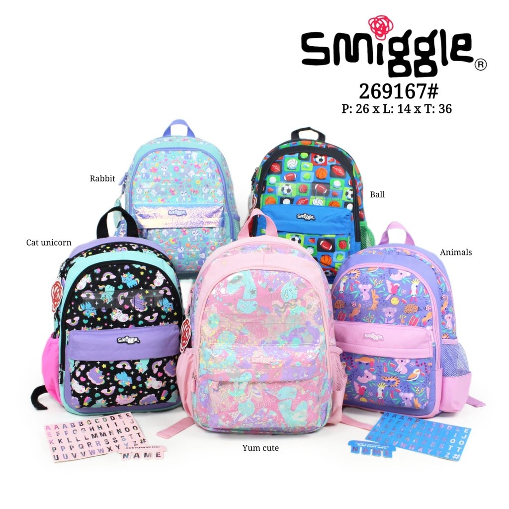 Smiggle import, tas smiggle premium import, tas smiggle ori, tas smiggle original, tas smiggle terba
