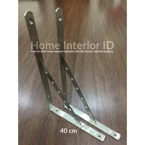 Siku Stainless 40 CM - Siku Rak Penyangga Stainless