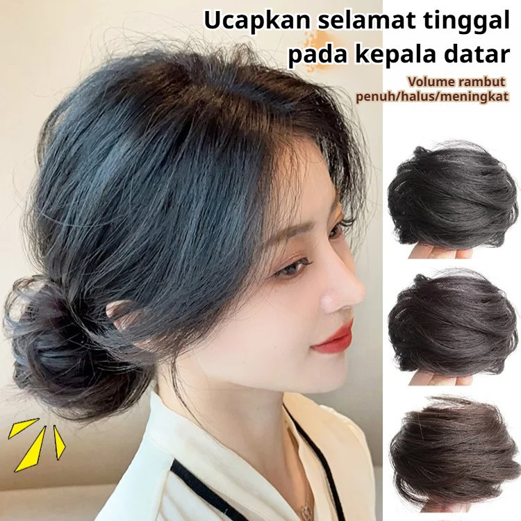 COD/Pengiriman 24 JamWig Cepol/Jepit Hair Bun Aksesoris Rambut Wanita Cepol Ala Korea Konde Pesta Ka