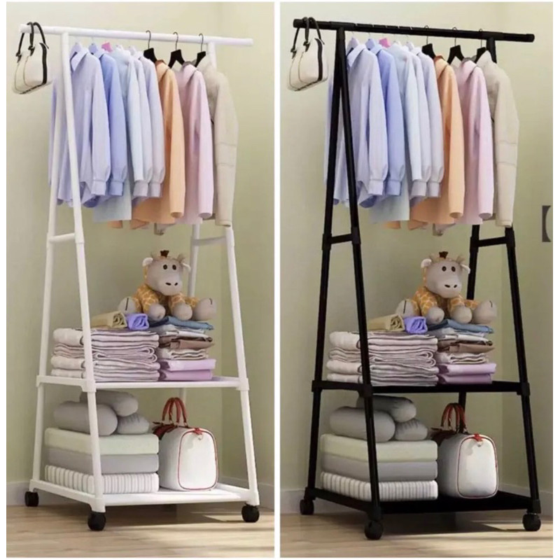 Gantungan Baju Segitiga / Triangle Stand Hanger / Triangle Hanger / Rak Serbaguna