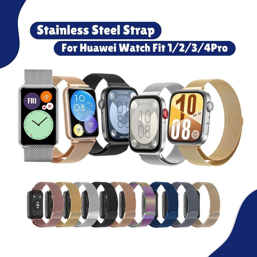 Stainless Steel Strap For Huawei Watch Fit 1 Huawei Watch Fit 2 Huawei Watch Fit 3 Huawei Watch Fit 