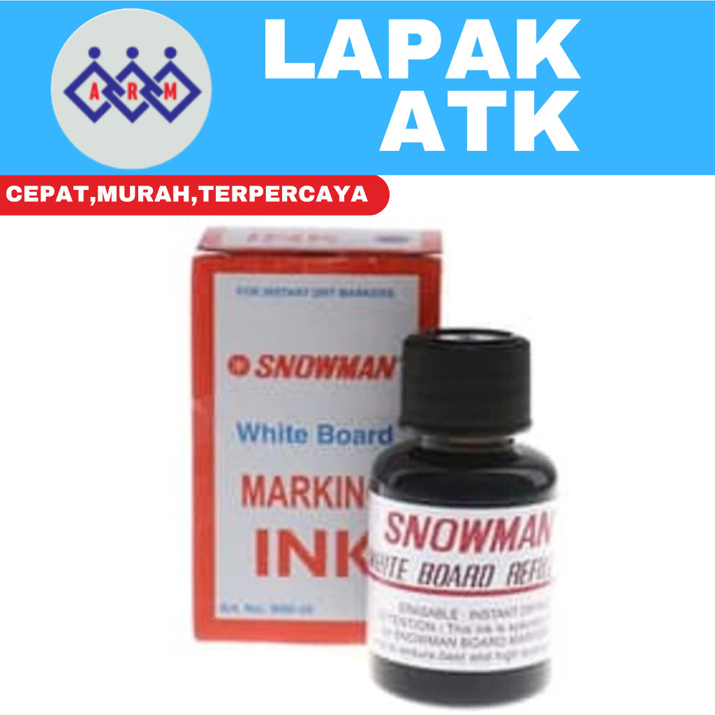 

REFILL SPIDOL WHITEBOARD / REFILL TINTA SPIDOL WHITEBOARD SNOWMAN ++ Best Seller