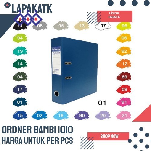 

ORDNER BAMBI 1010 F4 FOLIO 7 CM / LEVER ARCH F4 7 CM + Best Seller