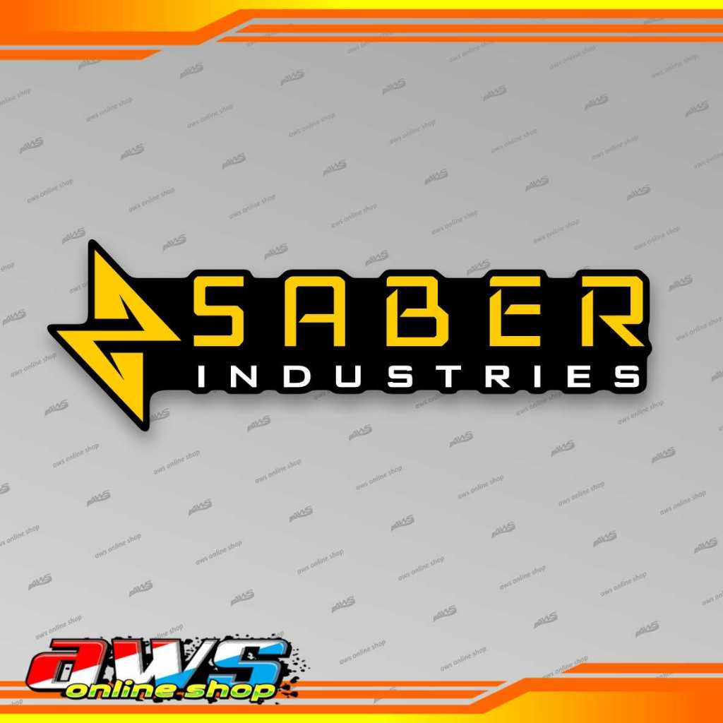 Sticker Timbul Saber Industries