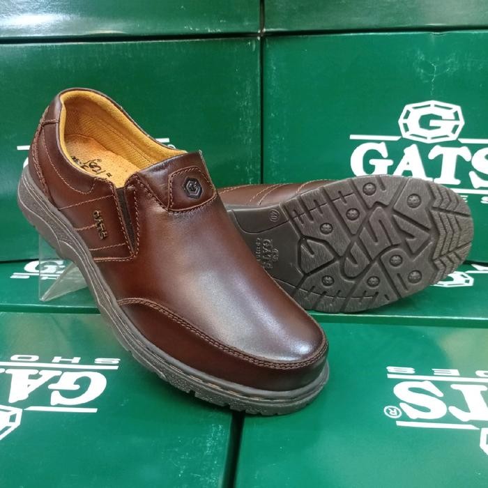 Sepatu Kulit Gats LC 1501 Original - Coklat Sepatu Formal  by gats