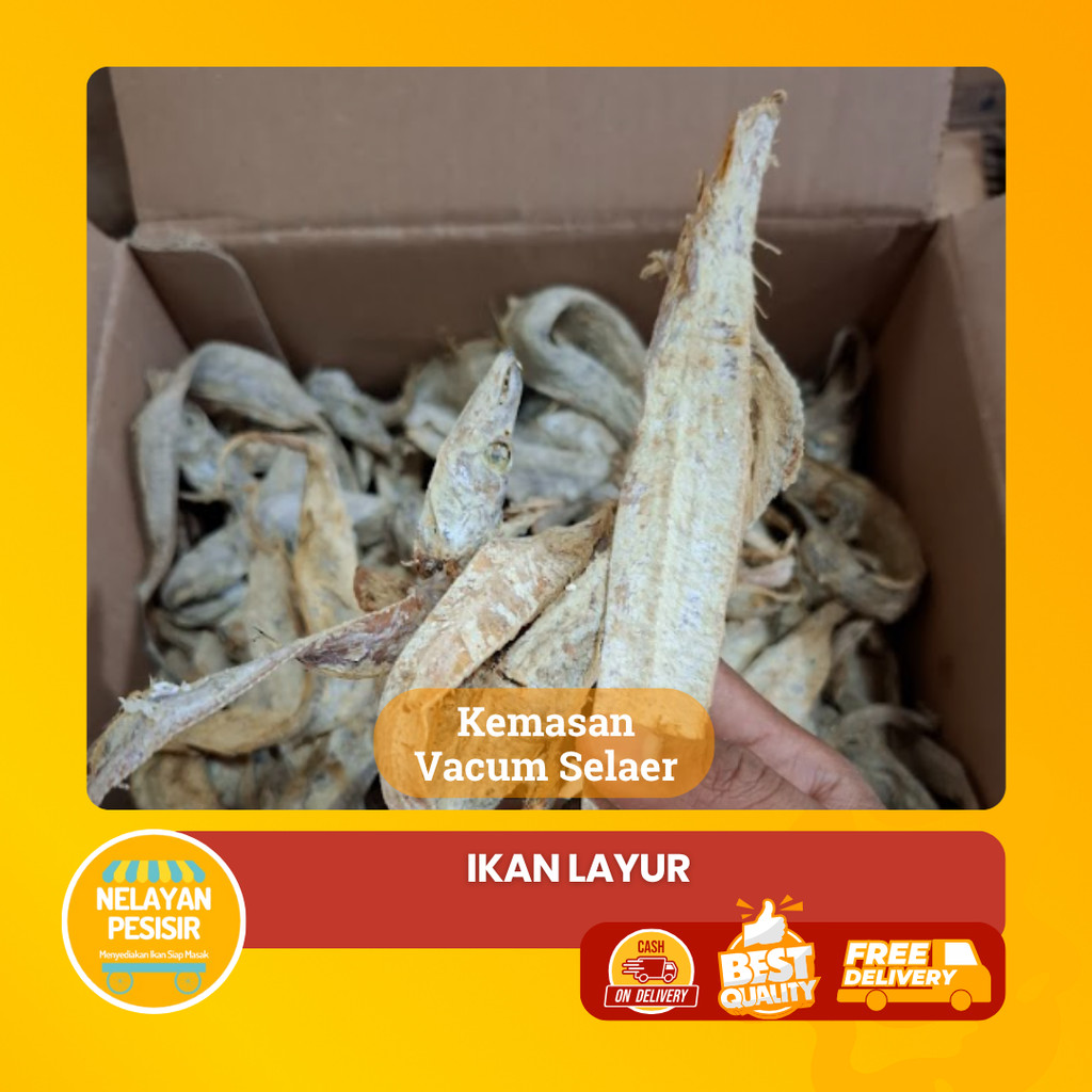 

Layur Cop Tanjung Balai Ikan Asin Premium Hygienis Siap Masak