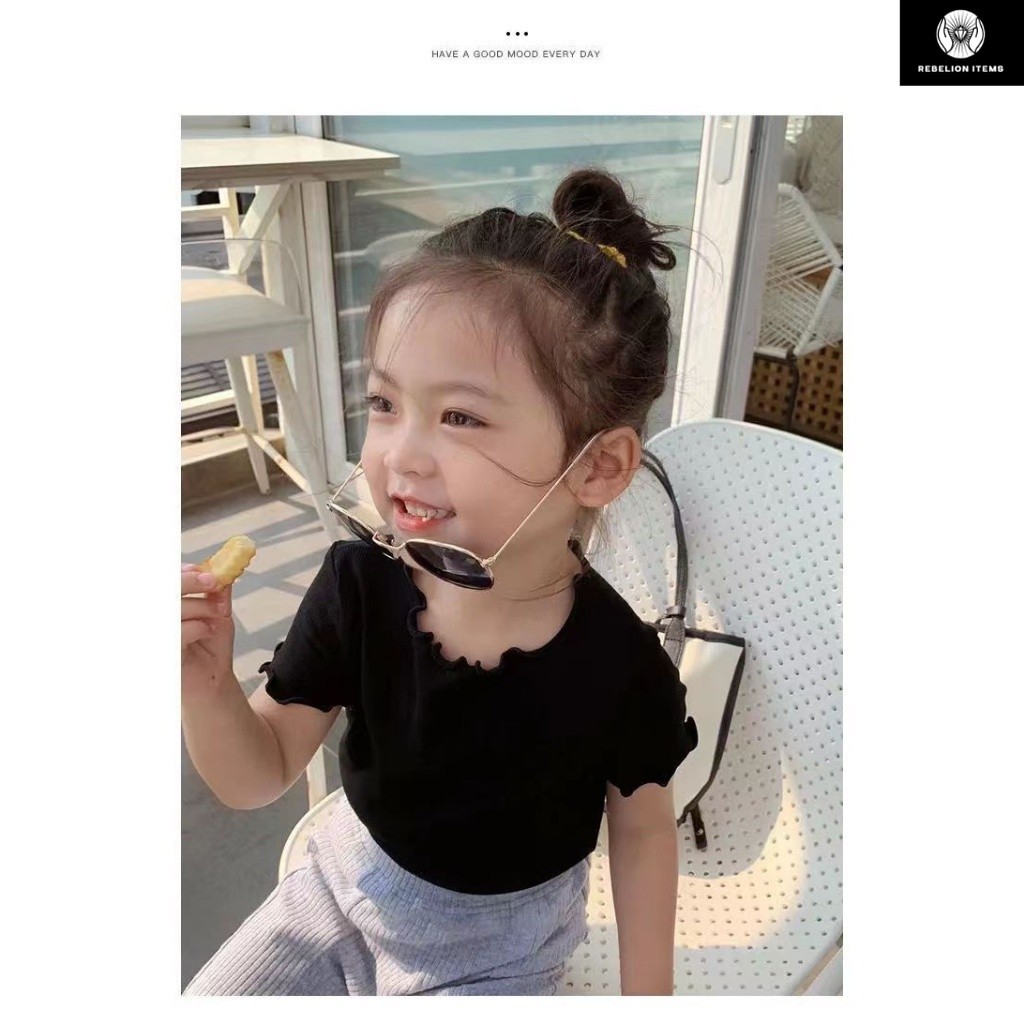 BoboHo – Atasan Kaos Anak Perempuan Lengan Pendek / Kaos Anak Gaya Modis