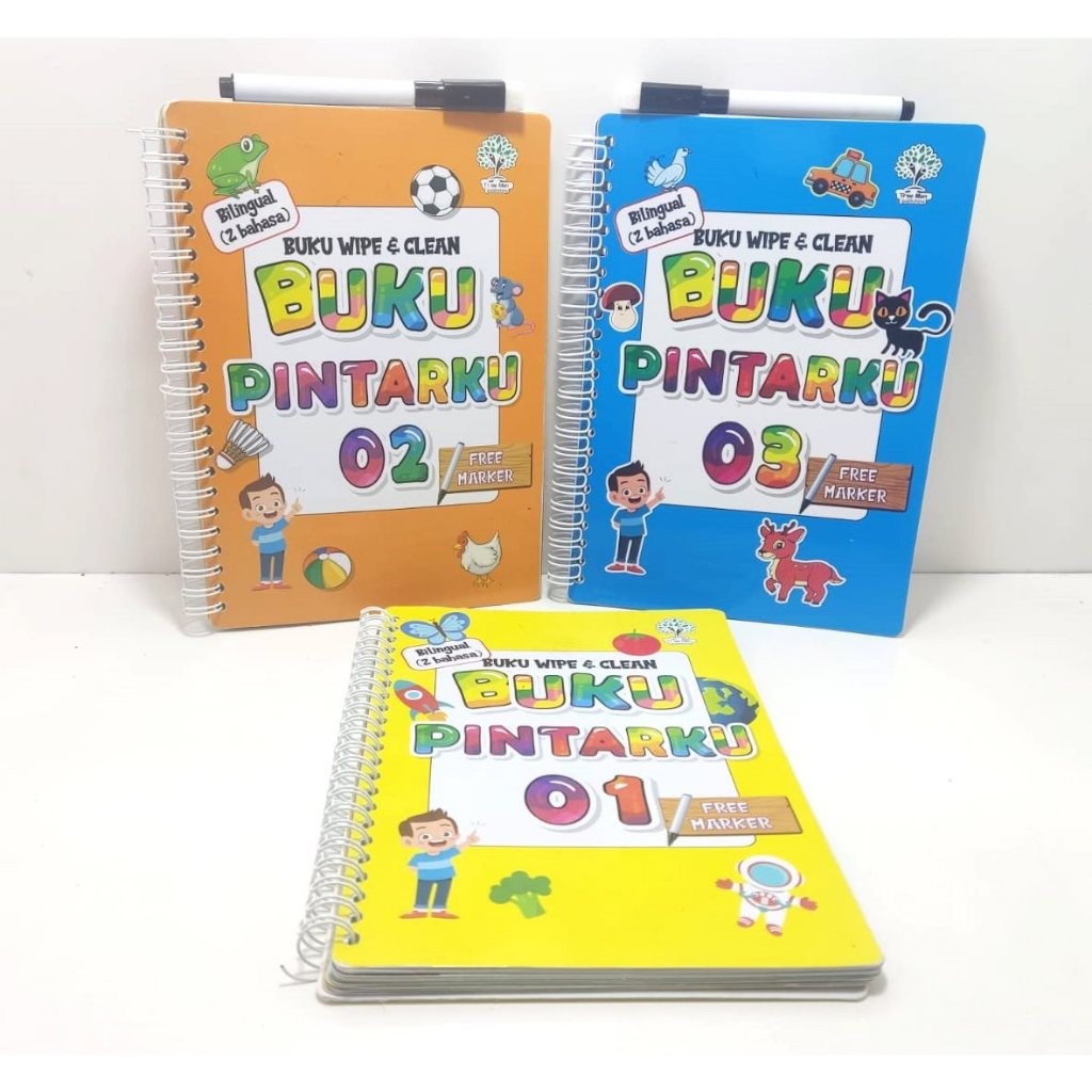 

TPBL - BUKU Aktivitas Anak PAUD Bisa Ditulis dan Dihapus / Buku Kegiatan Anak FREE Spidol Wipe and Clean / Buku Belajar Menulis Anak 2 Tahun Keatas / Buku Belajar Menulis Bilingual Bahasa Indonesia dan Bahasa Inggris