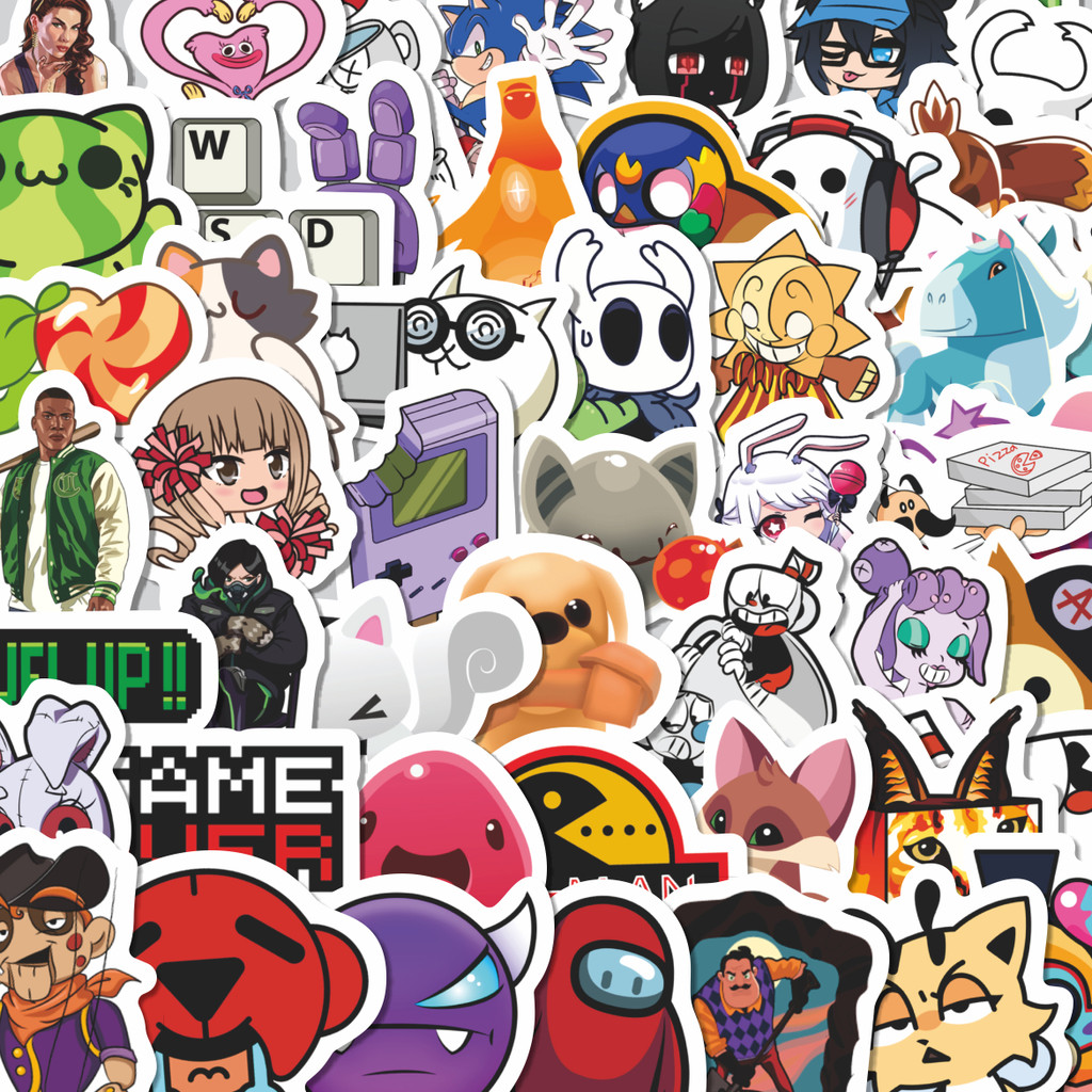 

Stiker Cutting Pack Stiker Kartun Games Stiker Isi 100Pcs Series Aesthetic Lucu Keren Untuk Koper Bahan Vynil