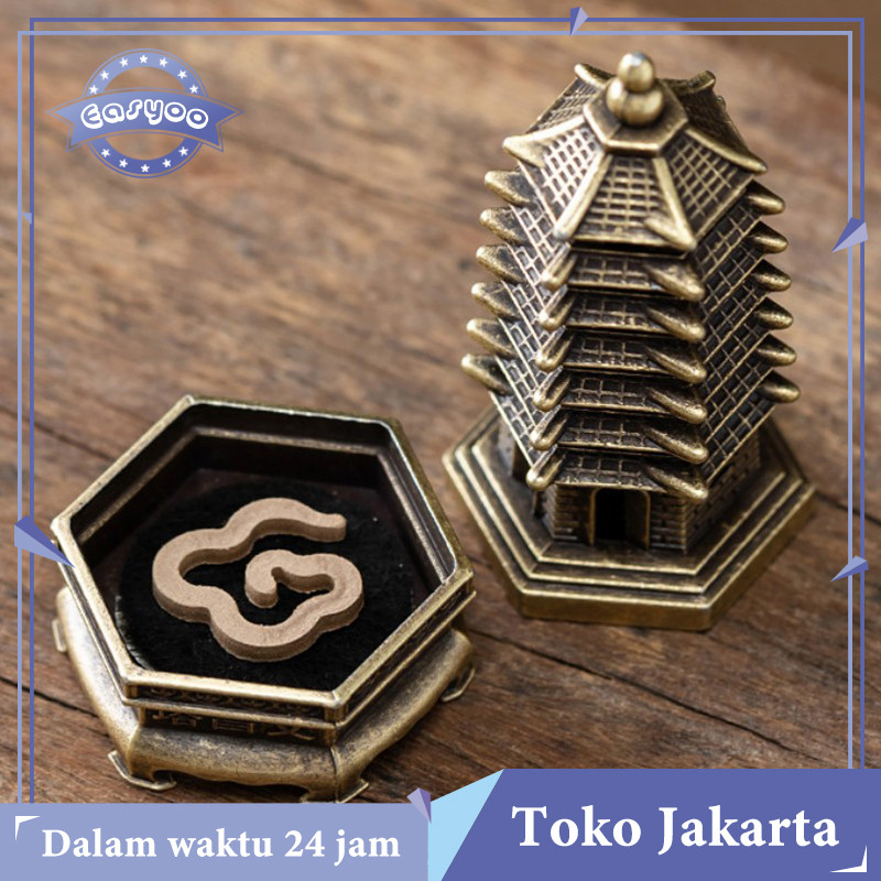 Tempat Dupa Aesthetic Tempat Arang Dupa Tempat Bakar Dupa Tempat Dupa Mini Bentuk Menara Kuno