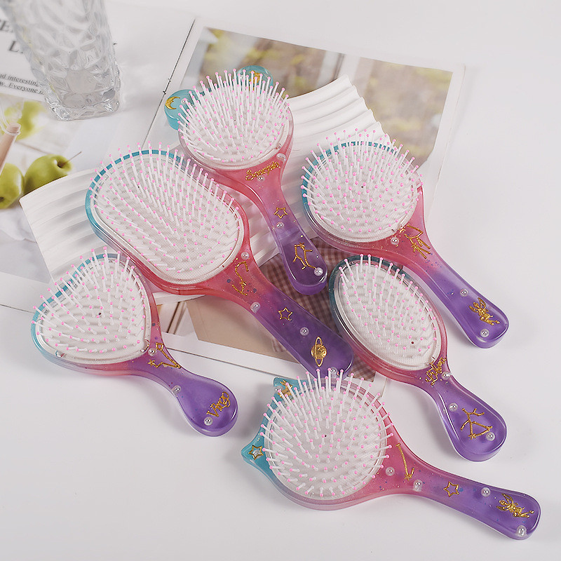 

DIY Crystal Epoxy Resin Silicone Mold Air Cushion Comb Massage Airbag Handle Mould DIY Comb Resin Jewelry Crafts Casting Mold