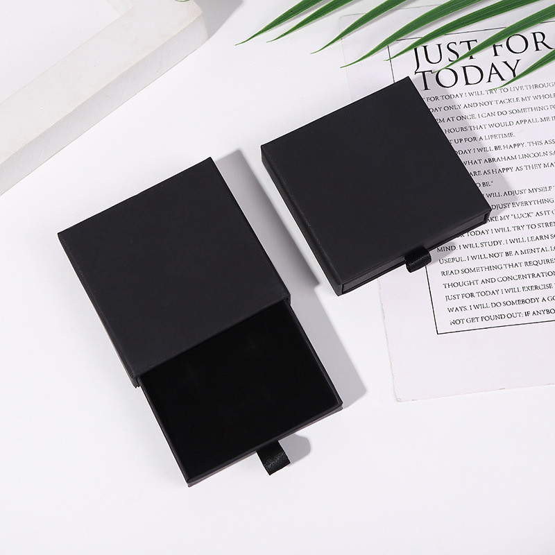 

Thicken Paper Drawer Jewelry Box Greeting Card for Necklace Bracelet Ring Gift Display Case Jewelry Packaging Boxes Wholesale