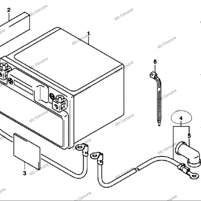 Kabel Aki Bendik Stater-Wire Motor Suzuki Satria FU Original SGP