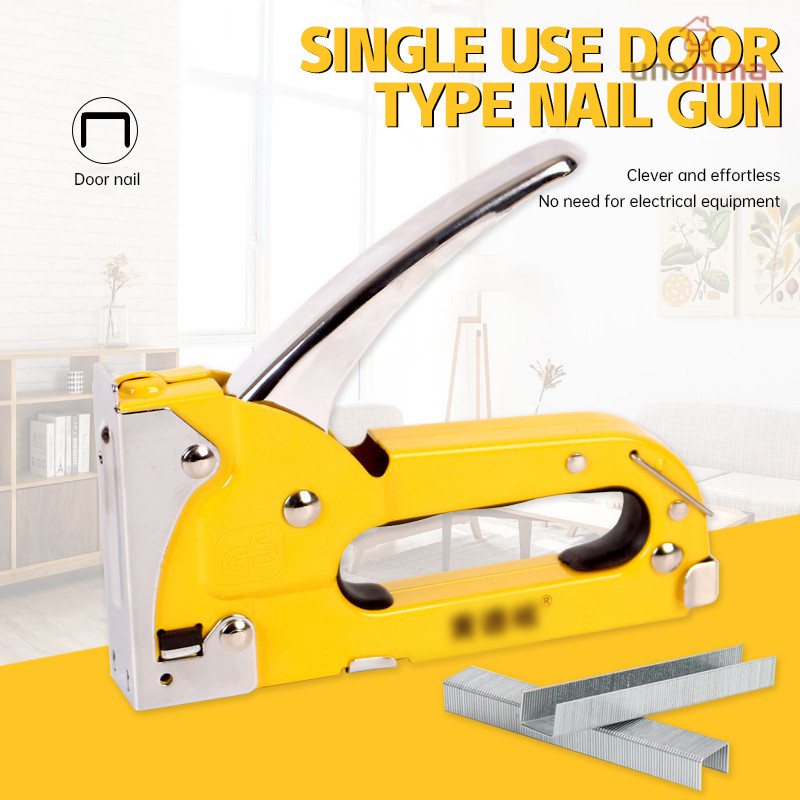 

Pistol Kuku Manual Perbaikan Furnitur Pistol Kuku Lukisan Minyak Yard Nailer Berbentuk U Yard Nailer