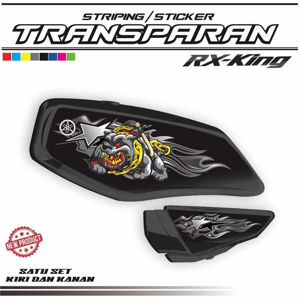 STIKER TRANSFARAN MOTOR RX KING POLET STIKER KEREN ALL RX KING MOTIF STIKER KEREN