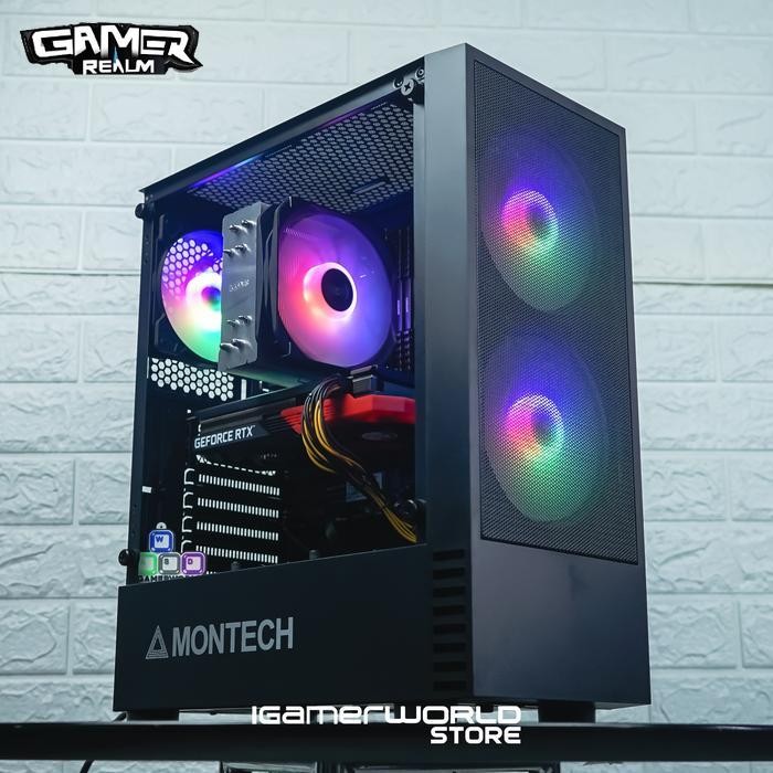 Rakitan PC I5 12400F + RTX 4060 8GB PC Gaming Editing