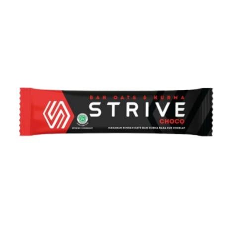 

STRIVE ENERGY BAR 40GR SATUAN Tenaga Lari Sepeda Olahraga Cemilan Sehat Diet 40g - 1 Pcs - Choco