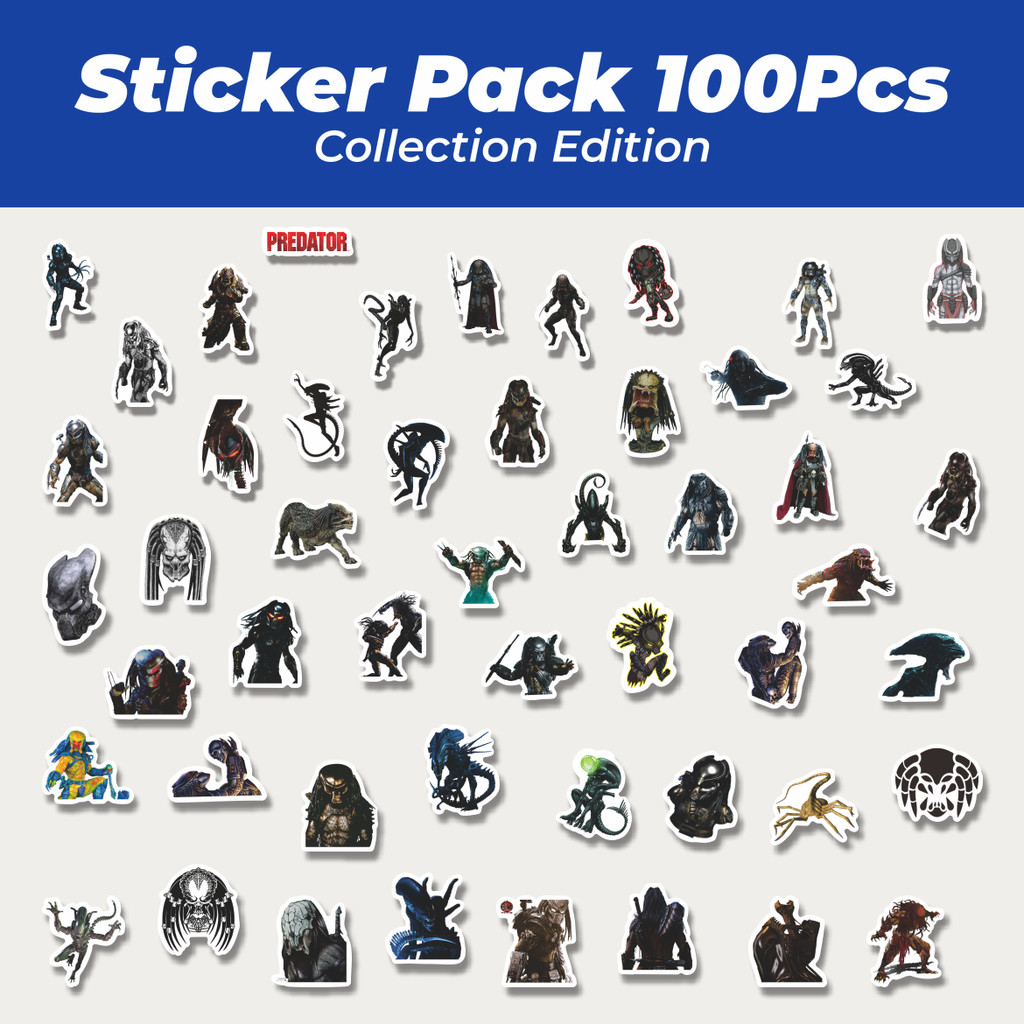 

Hot Stiker Kartun The Predator Lucu Anti Air Stikers Berperekat Waterproof Sticker Decal Buat Motor Helm Buku Journal Koper Casing HP Laptop Botol Minum