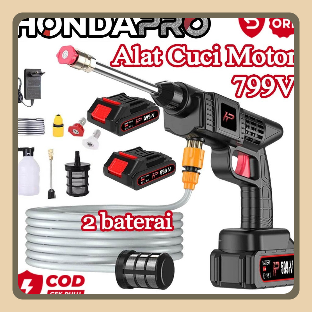 HondaPro Alat Cuci Motor Mesin Cuci Mobil Jet Cleaner Cuci Staem Ac Mobil Screen Mesin Staem