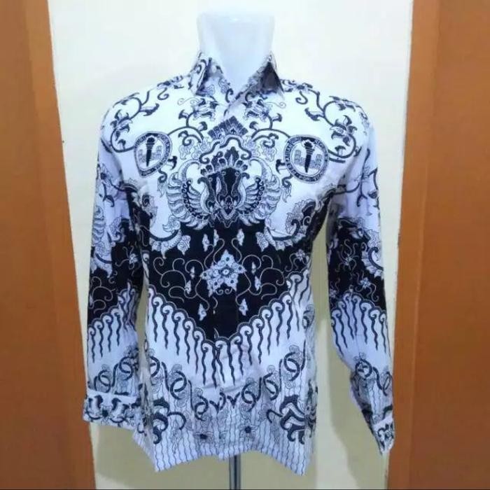 Batik PGRI Laki - Batik PGRI Pria Furing - Baju PGRI Pria - S