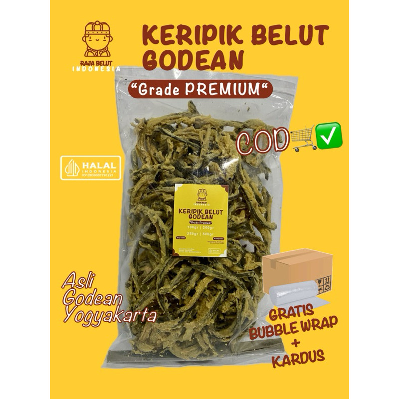 

Keripik Belut ⭐️GRADE PREMIUM 500gr⭐️ Asli Godean Yogyakarta Belut Kecil Tepung Tipis Best Seller Oleh-Oleh Jogja Cemilan Rumahan Belut Crispy