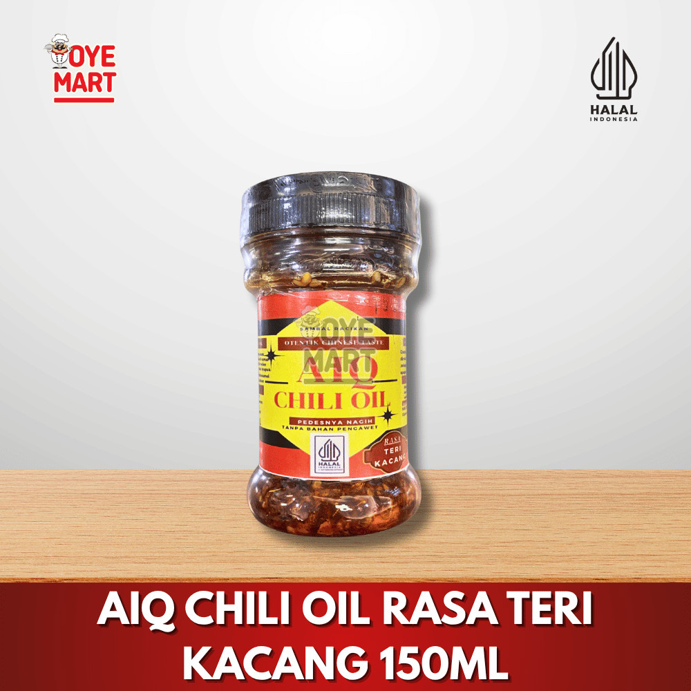 

AIQ CHILI OIL RASA TERI KACANG 150ML / MINYAK CABAI HALAL