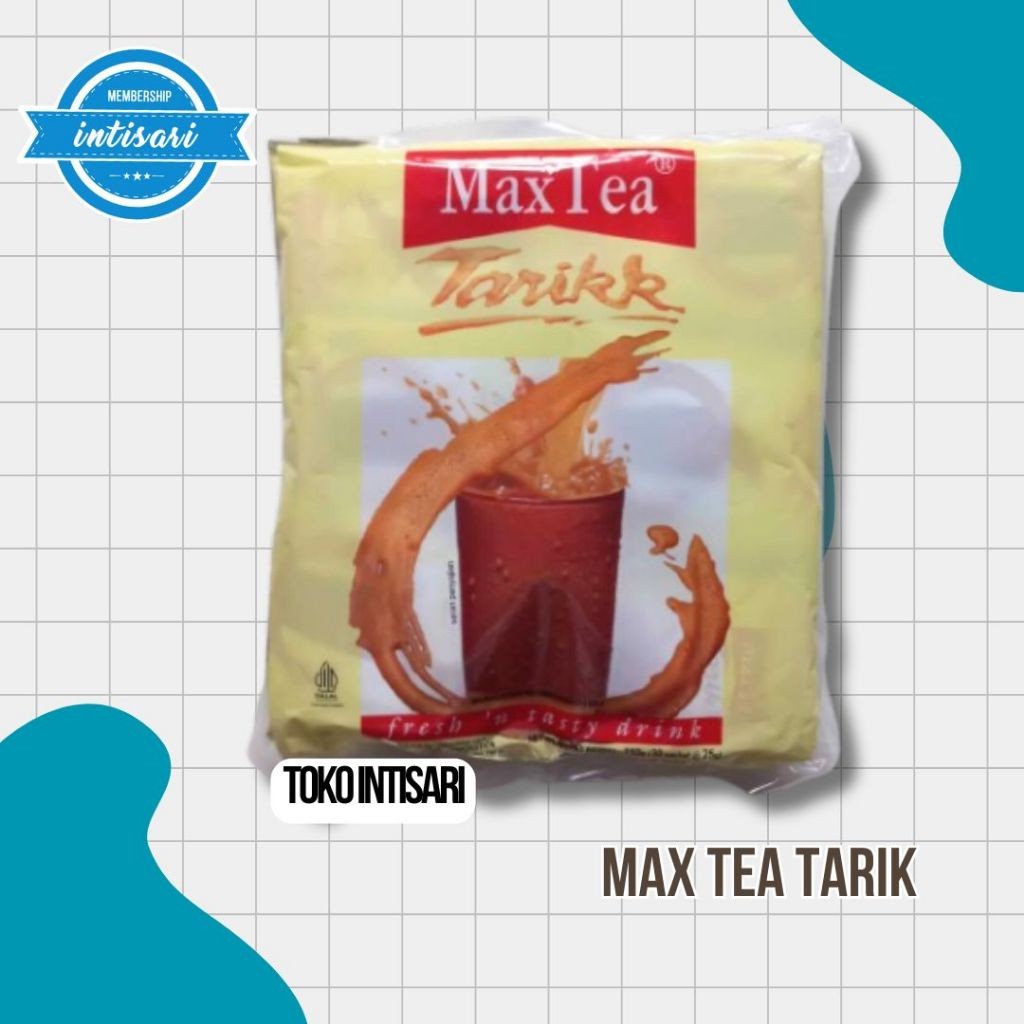

Max Tea Tarik Instan isi 50sachet (BALL)